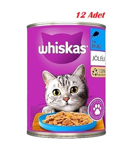 Whiskas Konserve Kedi Maması Ton Balıklı 400 Gr X 12 Adet