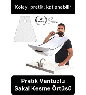 Sakal Traş Örtüsü Ayna Yapışkan Vantuzlu Saç Kesme Düzeltme Bezi Berber Aksesuar Evde Katlanabilir