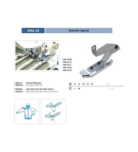 Overlok Fitilli Arabiye Apara 20mm / UMA-33