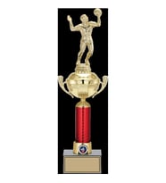 ODAK KUPA - Figürlü Kupalar - Voleybol Erkek Figürlü Kupalar FG-054 B - 44 cm
