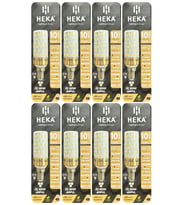 (8 Adet) Heka 10W (70W) Sarı-Günışığı-Beyaz E14 Duylu Üç Renkli Led Mısır Ampul