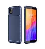 Huawei Y5p Kılıf Auto Focus Karbon Kapak - Lacivert