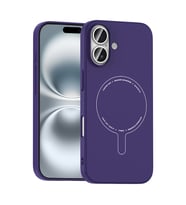 iPhone 17 Kılıf M-Safe Şarj Özellikli Kamera Korumalı Elio Sert PC Kılıf