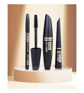 3'ü 1 Arada Göz Makyajı Seti - Eyeliner, Maskara, Kalem