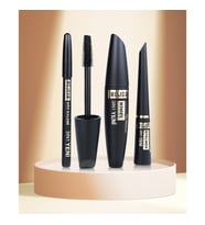 3'ü 1 Arada Göz Makyajı Seti - Eyeliner, Maskara, Kalem