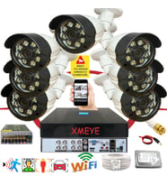 7 li Araç İnsan Yüz Tanımalı Hareket Algılayan 5 MP Lens 8 Warm Led Gece Renkli Kamera Seti 2308W