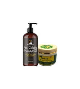 7Daus Slimming Cream 100 ml Krem + Anti-Cellulite Massage Oil 240 ml Masaj Yağı