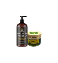 7Daus Slimming Cream 100 ml Krem + Anti-Cellulite Massage Oil 240 ml Masaj Yağı