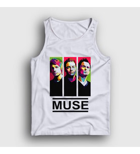 Presmono Unisex Beyaz Band Muse Atlet 69708tt