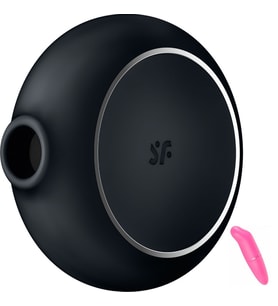 Satisfyer Pro To Go 3 Black 2 Motorlu Emişli Ve Titreşimli Vibratör+Vibratör