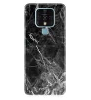 Tecno Camon 16 18P Pova Pova 3 Pova Neo Kılıf Desemli Silikon Kara Mermer 1375