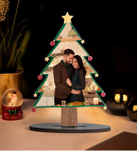 Kişiye Özel Fotoğraflı Yılbaşı Noel Ağacı