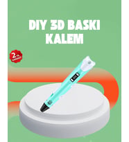 Üç Boyutlu 3d Yazıcı Kalem Abs Ve Pla Uyumlu