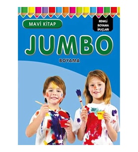Jumbo Boyama Mavi Kitap