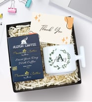 Kişiye Özel T Kupa & Alerya Premium Filtre Kahve Hediye Seti