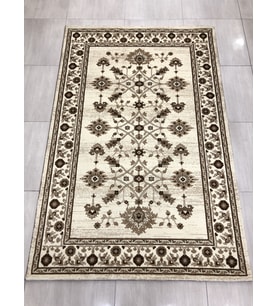 Saray Halı Klasik 11601 Krem 150X230 Kahve 4 M2 Halı !