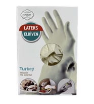 Onton Çok Amaçlı Latex Eldiven 1 Koli (72 Paket x 6 Adet). Muayene, Ameliyat Eldiveni
