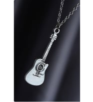 Klasik Gitar Kolye (Gümüş)