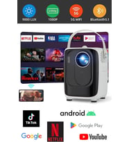 Taşınabilir Ultra HD Projeksiyon Sinema Smart TV, 5G, Netflix ve YouTube destekli