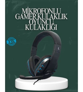 Kablolu Gaming Headset - Net Ses Ayrımı ve Ayarlanabilir Konfor