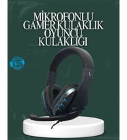 Kablolu Gaming Headset - Net Ses Ayrımı ve Ayarlanabilir Konfor