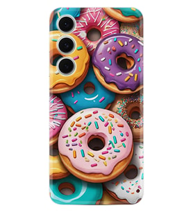 Samsung Galaxy S24 FE Kılıf Boutique Baskılı Resimli Donut Pcode -031