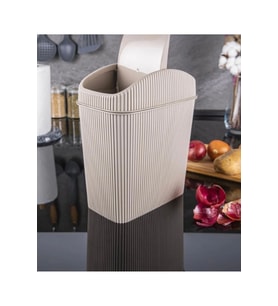 Kapaklı 2.5 Litre Mini Banyo ve Mutfak Çöp Kutusu