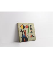Balıkçı Joan Miro Kanvas Tablo
