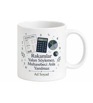 Muhasebeci Bilanço Ve Rakamlar Kupa Bardak Hediye