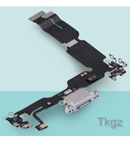 Apple İphone 15 PLUS Full Şarj Soketi Filmi FLEX (MAVİ)