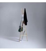 Ahşap Ayaklı Elbise Askısı Ahşap Tasarım Portmanto 160 X 44 Cm
