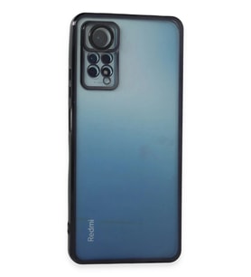 Durukar® Redmi Note 12 Pro 4G Kılıf Lensli Silikon - Siyah