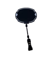 Büyük Mandallı Fiyatlık Elips 50 mm (Pakette 10 Adet)