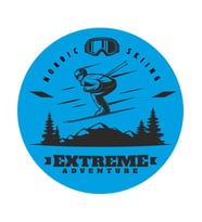 Ski Kayak Sticker Araba Leptop Sticker 18CM