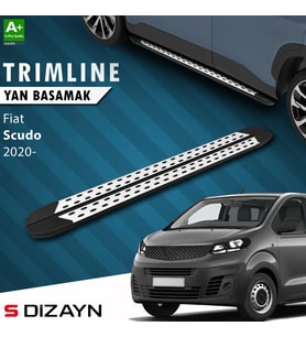 S-Dizayn Fiat Scudo 3 Kısa Şase TrimLine Gri Yan Basamak 213 Cm 2020 Üzeri