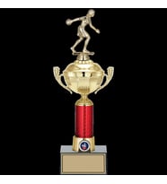 ODAK KUPA - Figürlü Kupalar - Bowling Kadın Figürlü Kupalar FG-054 C - 40 cm