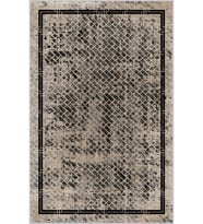 Eliana Home Baskılı, Yıkanabilir Kaymaz Taban Salon Halısı LNA0162-SD1093 100x150 cm (Kahverengi)