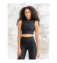 Siyah Dikiş Modelli Sculpt Line Spor Büstiyer ( Sporcu Sütyeni )