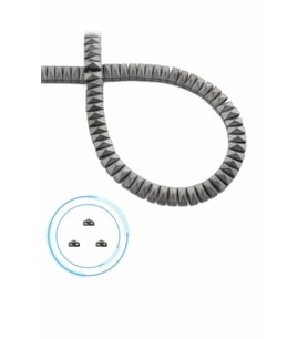 Hematit Taşı Piramit Kesim Mat Açık Gri 6x3mm Doğal Taş Dizi