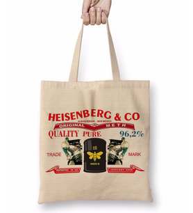 Breaking Bad Heisenberg Jeans Bez Çanta Uzun Saplı