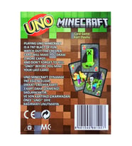Resimli Uno Minecraft Oyun Kartı