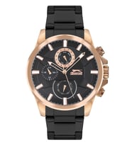 Slazenger Sl.09.2037.2.03 45 mm Siyah Renk Rose Kasa Çelik Erkek Kol Saati