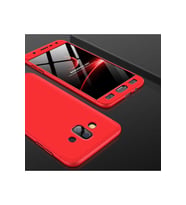 Samsung Galaxy J7 Duo Uyumlu Kılıf Zore Ays Kapak (Kırmızı)
