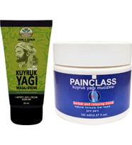 İbn-i Sina Kuyruk Yağı Dindirici Krem Kas Sırt Bel El Ayak Kullanım 50 ml + 150 ml Painclass Büyük B