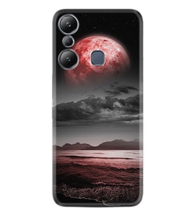 Infınix Hot 20i Kılıf Resimli Desenli Silikon Platinium Series Red World 1836
