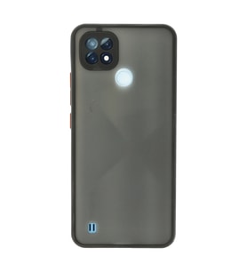Realme C21 Kılıf Montreal Silikon Kapak - Siyah