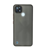 Realme C21 Kılıf Montreal Silikon Kapak - Siyah