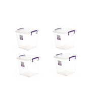 Dikey Saklama Kabı 4'lü Set, 4x7,7 Lt, Pratik ve Şık Depolama Çözümü