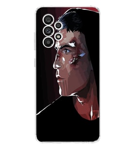 Samsung Galaxy A32 Uyumlu Punisher Tasarımlı Şeffaf Telefon Kılıfı