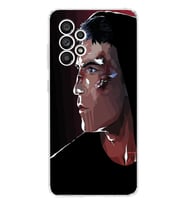 Samsung Galaxy A32 Uyumlu Punisher Tasarımlı Şeffaf Telefon Kılıfı